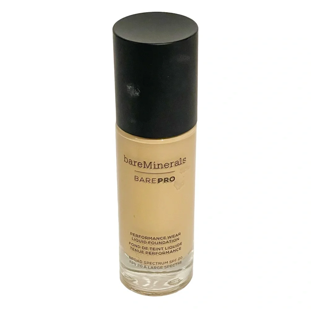 Bare Minerals Bare Pro Performance Wear Liquid Foundation Shade Pecan Face